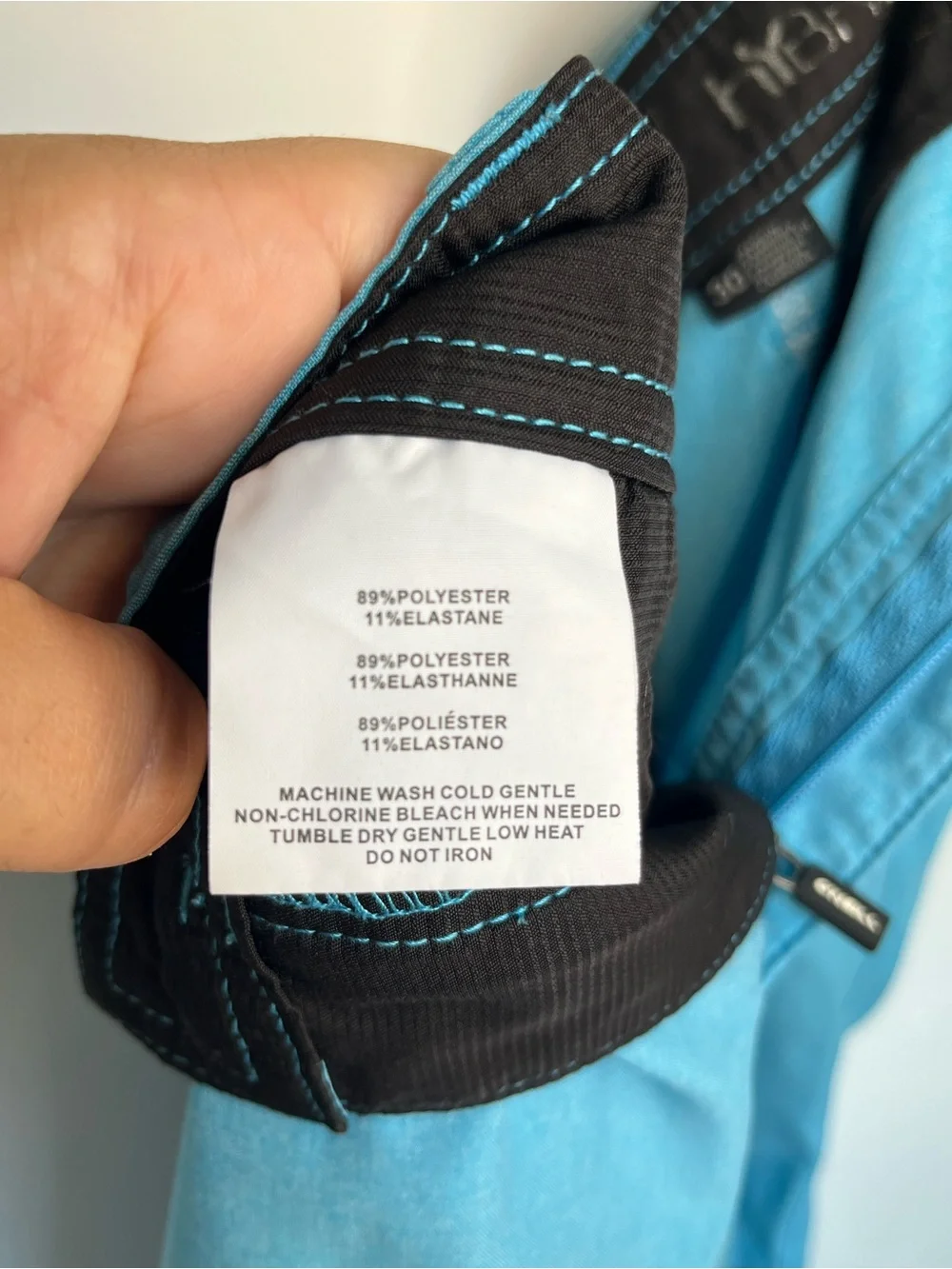 O'Neill Hybrid Shorts Mens 30 Teal Aqua Blue Boardshorts Amphibious Quick Dry